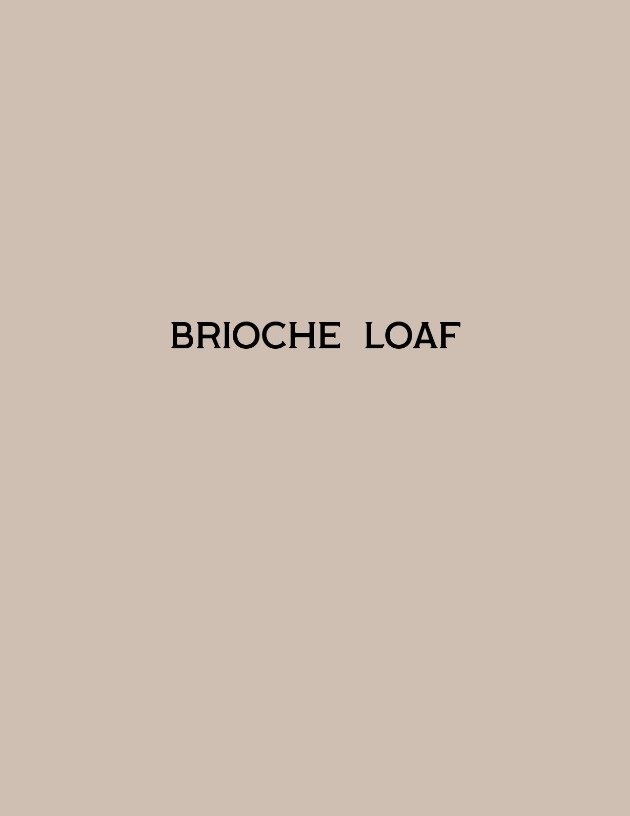 Brioche Loaf