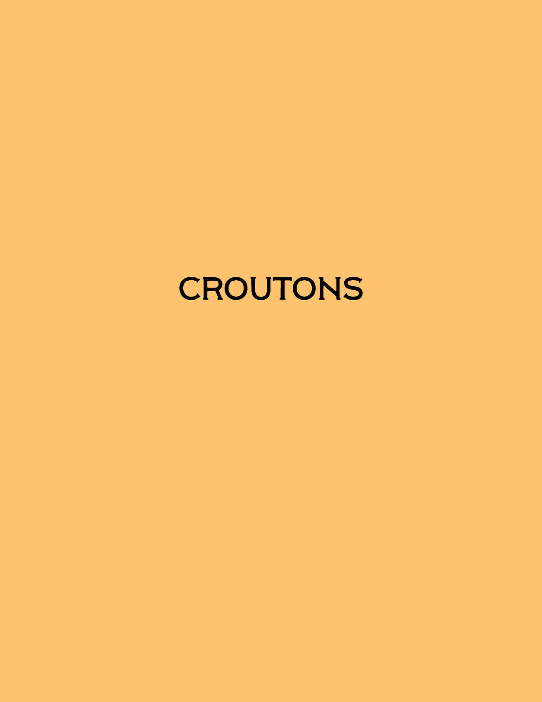Croutons