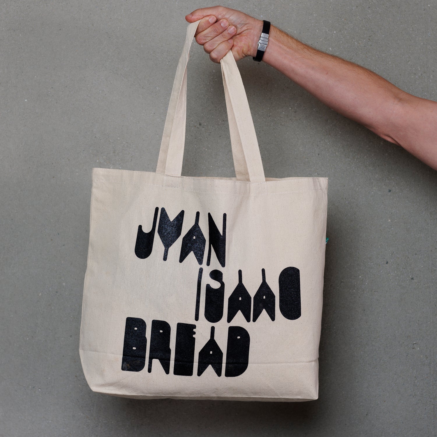 Jyan Isaac Bread Canvas Tote