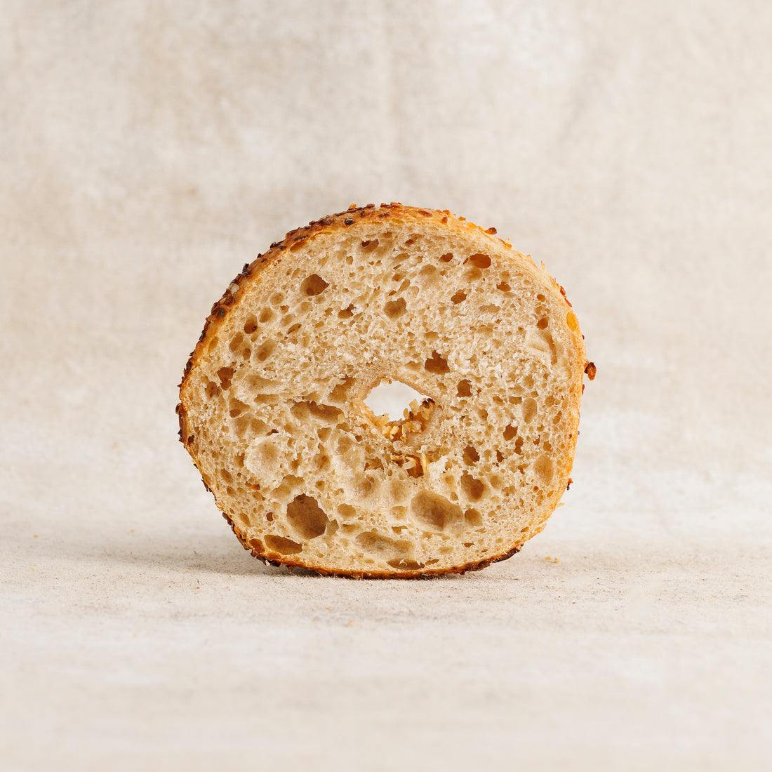 Sourdough Onion Bagel